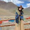 Estilo étnico Xinjiang Xizang fotografia de viagem grande xale feminino retrô viagem Yunnan Lijiang Lago Qinghai Montanha Nevada capa