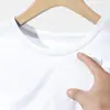 Camiseta de Malla Fina de Seda de Hielo de Manga Corta Camiseta de Verano para Hombre Talla Grande Casual Holgada Deportiva Absorbente de Sudor Secado Rápido Top