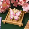 Marcador de página borboleta de metal presente infantil decoração de anotações de estudante etiqueta prêmio de feriado clipe de livro lembrança comemorativa