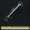 Chave de Duplo Uso com Acabamento Espelhado Não. 13, Não. 14 Chave de Boca, Ferramentas para Reparo Automotivo, Chave de Boca Flor de Ameixa, Ferramenta para Reparo de Celular, Chave de Duplo Propósito