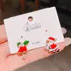 Lindos y Exquisitos Pendientes de Papá Noel para Mujer Pendientes de Navidad 2025 Nuevo Estilo Caliente Elegantes Populares Pendientes de Gama Alta
