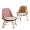 Taburete Acrílico Pequeño con Ruedas Universales Silenciosas, Taburete para Niños Pequeños, Silla Pequeña Moderna con Ruedas, Estilo Taburete Bajo Pl
