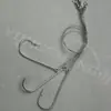 Anzuelo para pez espada para pesca en el mar, especializado para la pesca de pez espada desde embarcación, línea de alambre de acero con argolla de figura de ocho, cable de alambre de acero para evitar que el anzuelo sea mordido