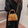 Bolsa Portátil de Concha Feminina 2025 Inverno Nova Casual Mais Fácil de Combinar Bolsa de Ombro Atacado Bolsa Quadrada Pequena Bolsa Transversal Tendência Feminina
