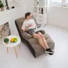 Sofá inflável espesso personalizado para atacado em PVC, sofá inflável preguiçoso criativo em forma de S, conveniente para uso doméstico, com superfície aveludada e flocada