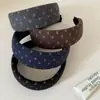 Diadema Floral de Punto Vintage para Salir, Elegante Accesorio para el Cabello para Lavarse la Cara, Pinza para el Cabello Versátil de Gama Alta, Adorno de Cabeza de Diadema a la Moda