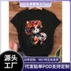 Guirnalda Cruzada de 180g con Forma de Y, Chica Sosteniendo Calavera, Día de Muertos Catalina Calavera de Azúcar Flor Pri