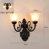 Luminária de Parede Estilo Europeu, Luminária Simples de Cabeceira para Quarto, Luminária para Corredor Escada, Luminária de Parede para Sala de Estar, Luminárias Criativas Retro Americanas