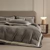 Terciopelo de Leche Engrosado Terciopelo Jacquard Juego de Cuatro Piezas Invierno Cálido Doble Cara Terciopelo Coral Sábanas y Fundas de Edredón Ropa de Cama