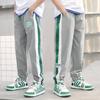 Pantalones antimosquitos finos de seda de hielo para niños, pantalones de verano 2025, pantalones deportivos de verano para niños grandes, pantalones de verano de secado rápido