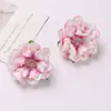 Flores de Peônia Simuladas DIY Joias Artesanais Acessórios de Cabelo Estilo Chinês Acessórios de Enfeite Flor de Sapato Flor de Chapéu Material de Flor Falsa