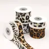 Nuevo Tejido de Sarja de Doble Cara Estampado de Leopardo Patrón de Leche Lazo Hecho a Mano Cinta Materiales para Manualidades Sombrero de Paja Accesorios de Cinta