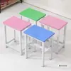 Banqueta Quadrada Simples, Banqueta Espessa para Oficina de Fábrica, Cadeira para Treinamento de Trabalho, Banqueta de Estudante, Banqueta Colorida para Jantar, Cadeira Doméstica para Adultos