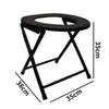 Silla de Inodoro Resistente para Mujeres Embarazadas, Taburete de Inodoro para Personas Mayores, Inodoro Portátil para el Hogar y al Aire Libre, Asiento de Inodoro Móvil