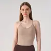 Chaleco de Yoga para Mujer Corto Antishock Reafirmante Capa Interior Copa Fija Ropa Exterior para Correr Entrenamiento Fitness Espalda Bonita Ropa Interior Deportiva