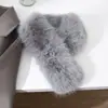 Bufanda Cruzada a Prueba de Frío para Mujer en Otoño e Invierno, Cuello de Piel, Bufanda con Succión Magnética, Piel Sintética, Elegante, Engrosada, Cálida y Versátil