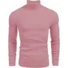 Suéter de Rayas Texturizadas para Hombre de Amazon, Tejido Cálido y Transpirable para Otoño e Invierno, Suéter de Cuello Alto Casual de Negocios