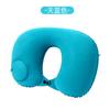 Presione Almohada Inflable en Forma de U Viaje Almohada Portátil Tren de Alta Velocidad Avión Artefacto para Dormir de Larga Distancia Almohada para el Cuello Almohada para el Cuello Almohada en Forma de U