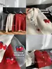 Cárdigan Suéter Rojo Bordado Juvenil Estilo Coreano para Mujer, Ropa Exterior Versátil y Elegante, Tendencia Otoño e Invierno 2025