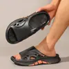 Sandalias de playa de verano para hombre para uso en exteriores, zuecos de suela gruesa de alta gama, antideslizantes, cómodas sandalias tipo chancla de EVA para hombre