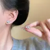 Pendientes Dulces de Lazo con Circonita para Mujer, Elegantes y Lujosos, Pendientes Versátiles de Estilo Coreano con Diamantes, Pendientes de Alta Gama