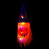 Chapéu Decorativo de Halloween Chapéu de Bruxa Colorido Luminoso Adereços de Decoração de Local Saia Chapéu de Mago Pingente de Fantasma