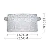 Ventas Directas de Fábrica Transfronterizo Nuevo Escudo de Nieve para Coche de Invierno Cubierta de Nieve y Hielo Parasol Cubierta de Nieve para Ventana de Coche Escudo Frontal