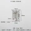 Bisagra pequeña de acero inoxidable 304 201 plana abierta 1 pulgada 2 pulgadas 1.5 pulgadas 3.5 pulgadas para soldar puerta y ventana caja de regalo bisagra de gabinete