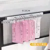 Estante de Almacenamiento con Ganchos para Cocina, Sin Taladro, Deslizante, Universal para Detrás de las Puertas del Gabinete, Entrada y Pasillo