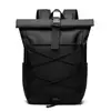 Mochila con cierre enrollable para estudiante, bolsa escolar, repelente al agua, casual para viajes, moderna, genial, versátil, para el día a día, bolsa para computadora