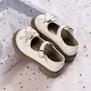 Zapatos de Cuero para Niñas 2026 Nuevo Estilo Coreano Suela Suave Zapatos de Princesa para Niñas, Zapatos de Presentación para Escuela Primaria, Zapatos Pequeños de Cuero Clásicos y Modernos