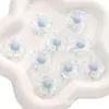 Acrílico Transparente Duas Cores Colorido Girassol Contas Soltas Artesanal DIY Pulseira de Contas Chaveiro Material para Joias