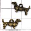 Los más vendidos de Amazon Nueva Serie de Animales Perro de Aleación Antigua Colgante Colgante Pulsera DIY Collar Accesorios de Joyería