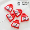 Bolsa Linda de Acrílico de Dibujos Animados Gato Kt Cuentas Sueltas Cadena para Teléfono Móvil DIY Llavero Accesorios de Joyería Material