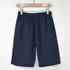 Shorts de Linho Puro de Alta Qualidade para Homens no Verão, Finos, Largos e Casuais, Calças de Comprimento Médio para Homens, Tecido 100% Linho, Calças Grandes