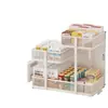 Estante de almacenamiento de escritorio, aparador, caja de almacenamiento multifuncional, organizador y estante de almacenamiento de bocadillos de varias capas para sala de estar y mesa de comedor del hogar