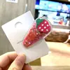 Celebridade da Internet Cor Mais Vendida Areia Movediça Transparente Fruta Grampo de Cabelo Coração de Menina Estilo Coreano Novo Acessório Lateral