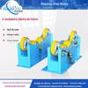 3 T quadro de rolo de soldagem tubo longo flange tubo de solda suporte de rolo de soldagem automática equipamento auxiliar suporte de rolo