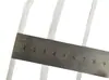 Faixa Elástica Crochê 424 Fina Preta e Branca com Cós Largo, Faixa Elástica Tricotada, Faixa Elástica Larga Plana, Alta Elasticidade