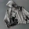 Cárdigan con cremallera desgastado de subcultura Y2K Unisex Gótico Retro Transfronterizo Europeo y Americano Sudadera con capucha nueva