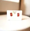 Pendientes Cuadrados Incrustados con Diamantes de Nuevo Estilo, Elegantes, Sencillos, Personalizados, Pendientes de Moda, Lujo Ligero, Pendientes de Alta Gama para Mujer al por Mayor