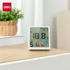 Termómetro Deli Le511 para Interiores del Hogar de Alta Precisión Digital Pantalla Digital Montado en Pared Medidor de Temperatura y Humedad Seca Termómetro