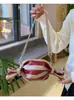 Bolsa de Caramelo con Lazo Europeo y Americano Transfronteriza de Alto Nivel Cuadros Personalizada Creativa de un Solo Hombro Cruzada para Mujer al por Mayor