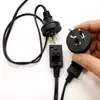 Cable de carga para bolsa de agua caliente al por mayor Enchufe de alimentación para almohadilla térmica calefactora a prueba de explosiones Estándar de EE. UU. Estándar de la UE Estándar del Reino Unido