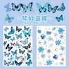 Adesivos de Borboleta Menina à Prova d'Água e de Óleo Para Diário de Estudante Colagem Guka Adesivos Decorativos DIY Papelaria