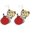 Nuevos Pendientes Acrílicos Lindos Joyería Transfronteriza Europeos y Americanos Navidad Dibujos Animados Serie Grinch Pendientes