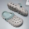 Sapatos Hole para Mulheres Uso Externo Pés Não Fedorentos Sola Grossa Aumento de Altura Pés Não Trituráveis Chinelos Sandálias de Praia Antiderrapantes Respiráveis