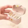 Caixa Pequena Simples para Anel de Joia Viagem Portátil Acessórios de Brinco Caixa de Armazenamento Exquisita Em Estoque Atacado