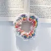 Scrunchie Fofo Estilo JK Acadêmico Coreano, Elástico de Cabelo para Meninas, Acessório de Cabelo