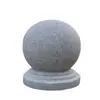 Fabricante Personalizado Esfera de Granito Plaza Escolar Parque Bola Obstáculo Bola Coche Parada Bola Pilar de Piedra Parada Coche Piedra